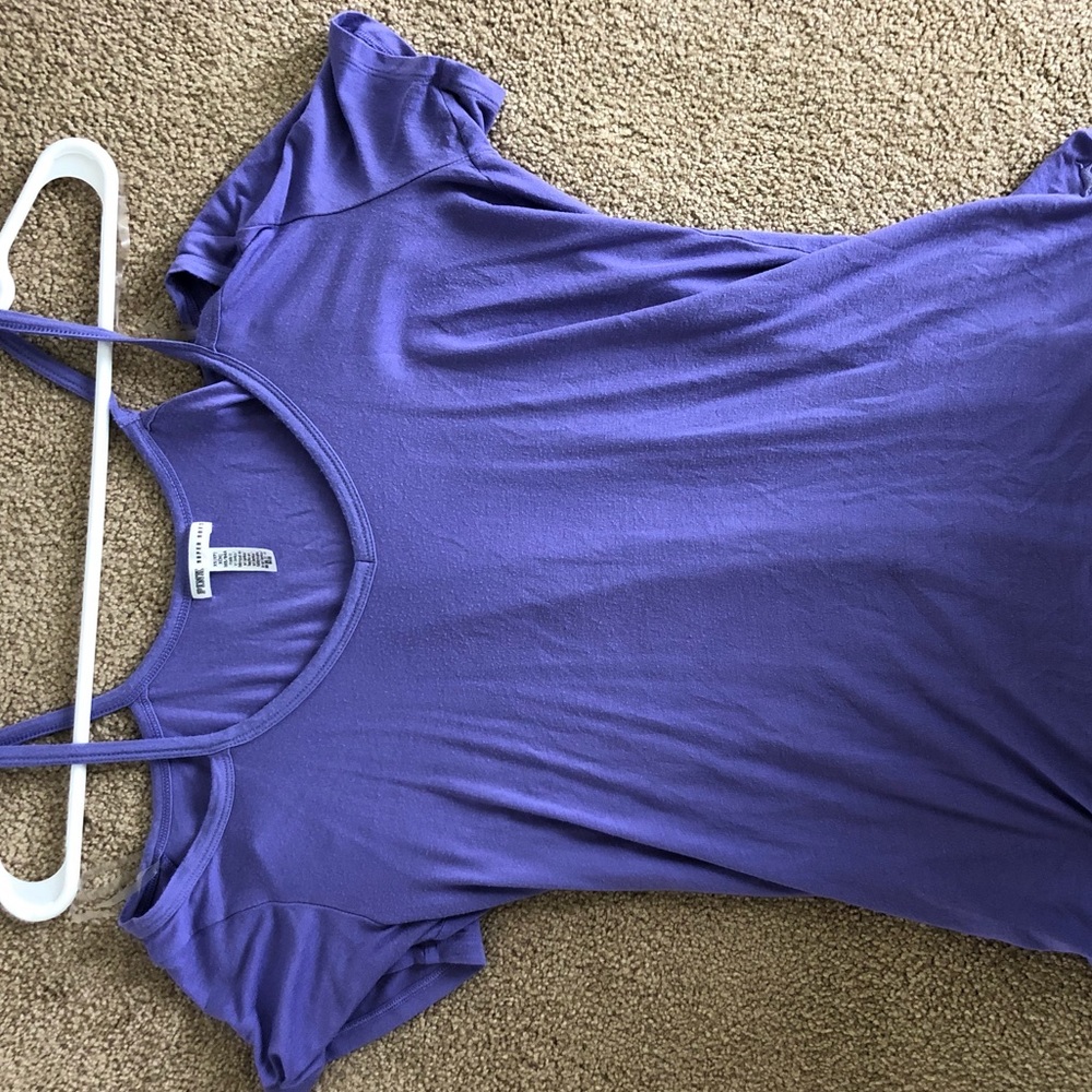 VS PINK Cold Shoulder Tee